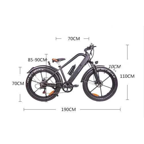 Bike elettrico Ebike Mountain Frame in alluminio a buon mercato 48v 10 ah Batteria di litio in Cina a prezzo economico freni a disco a buon mercato Shimano Tourney 6 Speed